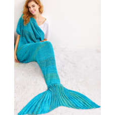 BYDI Cobertor Cauda de Sereia Azul